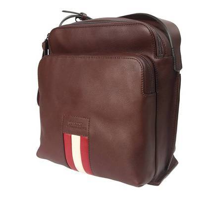 Bally/巴利男包 牛皮新品商务通勤竖款方形单肩斜挎包现货BARTINM