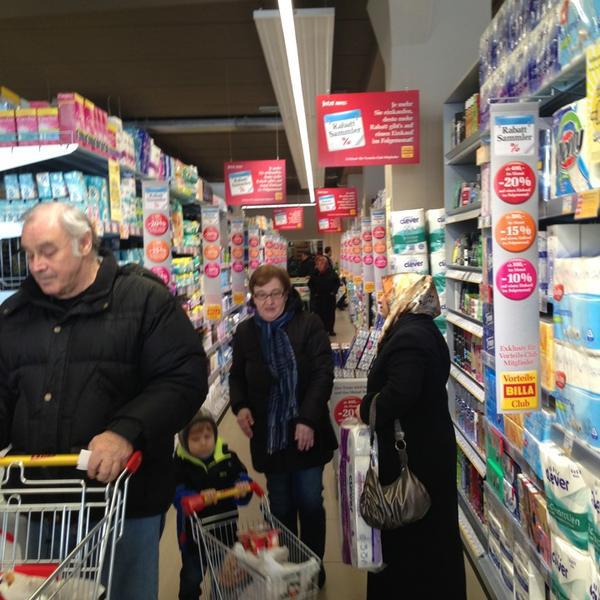 Photo taken at Billa by David S. on 3/27/2013