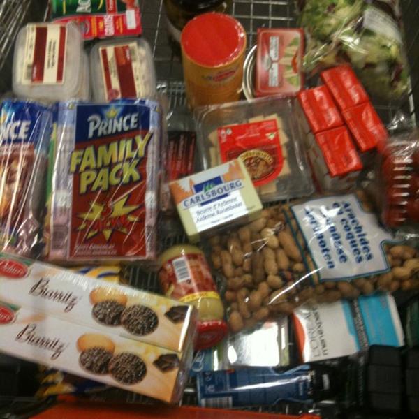 Photo taken at Colruyt by Tamas on 1/31/2012