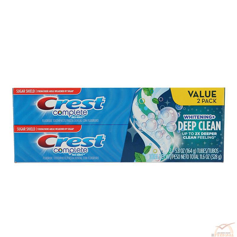 Crest 多效美白清洁牙膏 328g 【164g*2支装】 Crest 多效美白清洁牙膏 328g 【164g*2支装】