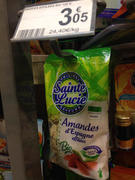 sainte luicie杏仁片