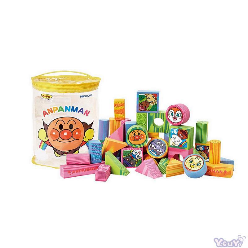 中国大陆进口宝宝积木-面包超人Anpanman宝宝积木