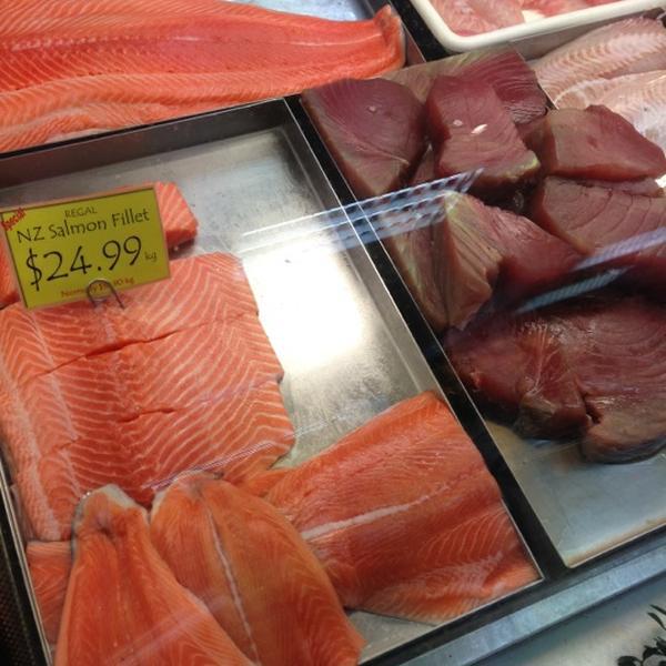 Photo taken at Nosh Food Market by Sheng T. on 11/16/2012