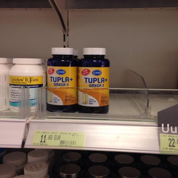 Photo taken at Yliopiston Apteekki by Anne H. on 9/4/2014