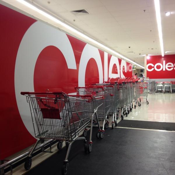 Photo taken at Coles by Fernando d. on 2/2/2014