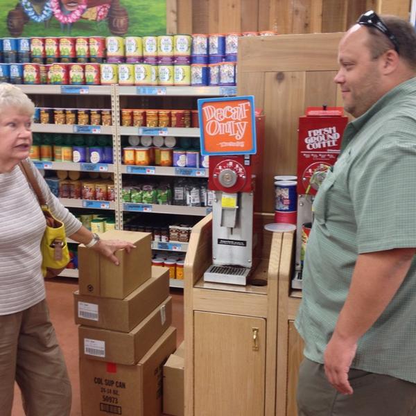 Photo taken at Trader Joe's by Vivian N. on 10/2/2013-康涅狄格州奥林奇波士顿邮报路560 Photo taken at Trader Joe's by Vivian N. on 10/2/2013