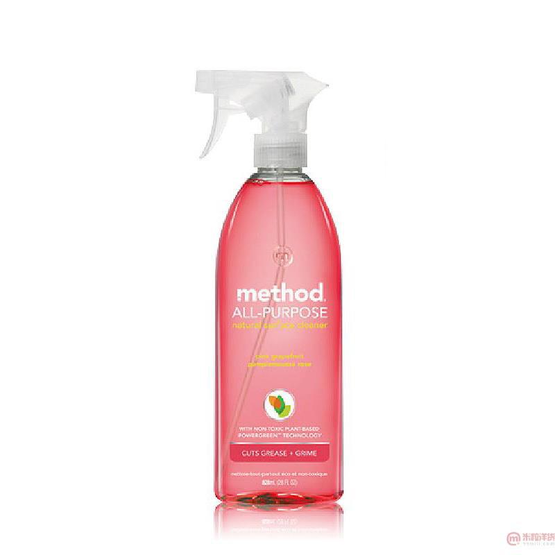 美国进口多用清洁剂-Method美则 多功能清洁剂 粉红葡萄柚 828ml 美国进口多用清洁剂-Method美则 多功能清洁剂 粉红葡萄柚 828ml