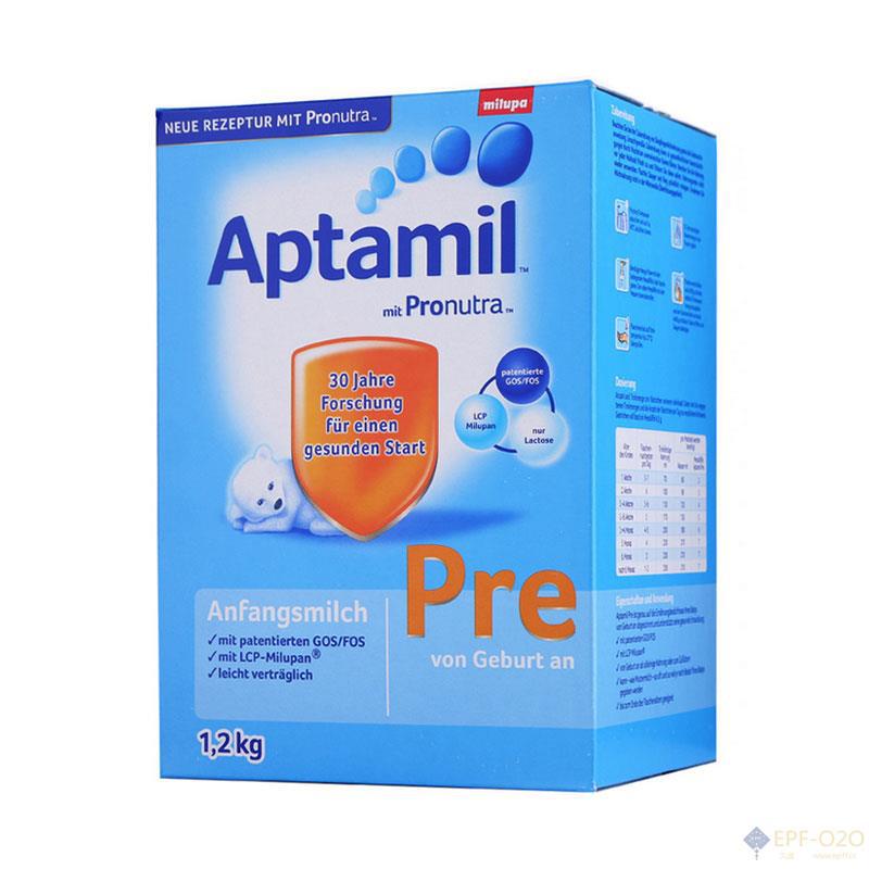 Aptamil爱他美 初生婴儿pre奶粉 适合0-6个月婴儿 1200g Aptamil爱他美 初生婴儿pre奶粉 适合0-6个月婴儿 1200g