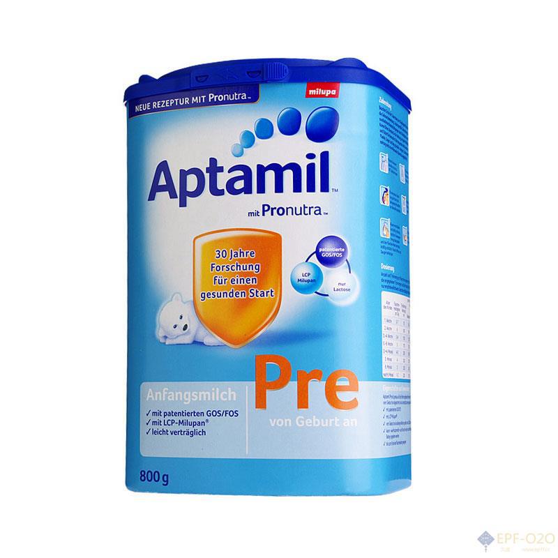 Aptamil爱他美 初生婴儿奶粉 pre段 适合0-6个月婴儿新版 800g Aptamil爱他美 初生婴儿奶粉 pre段 适合0-6个月婴儿新版 800g
