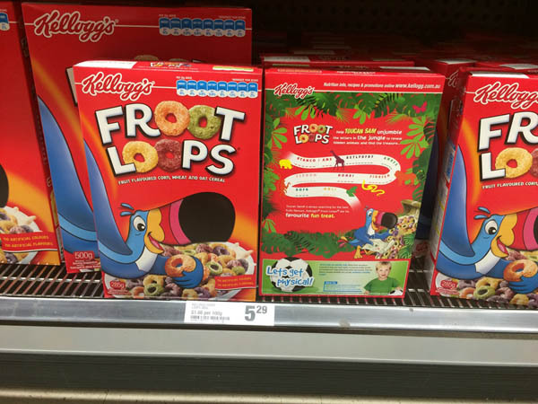 澳大利亚进口水果谷物-Kellogg's水果谷物圈285g