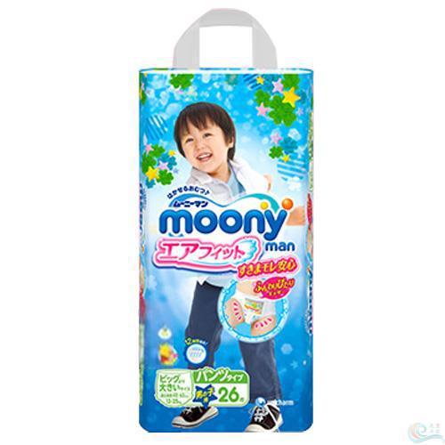unlcharm尤妮佳moony拉拉裤 LL SIZE 26PCS 男用 13~25kg