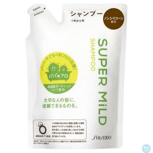 日本 资生堂 惠润绿野super mild洗发水替换装 /袋