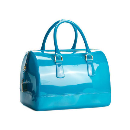 Furla/芙拉女包 2016夏新款女式蓝色波士顿手提包包现货KLFX6441 Furla/芙拉女包 2016夏新款女式蓝色波士顿手提包包现货KLFX6441