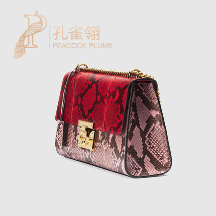Gucci/古奇gucci女包16春款蟒蛇皮链条单肩包409486 LJCBG 8420 Gucci/古奇gucci女包16春款蟒蛇皮链条单肩包409486 LJCBG 8420