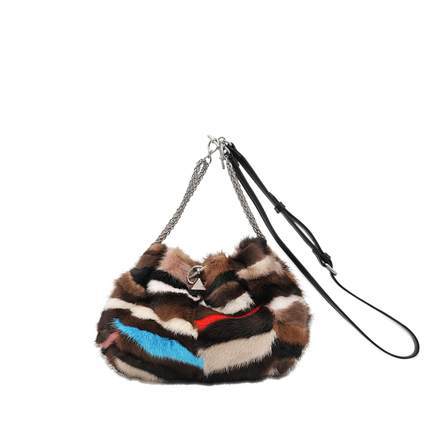 索尼娅rykiel多米诺斜挎包在水貂拼布海外直邮法国官网直邮进口