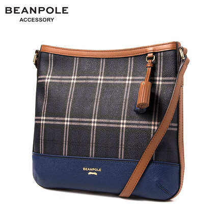 韩国三星BEANPOLEACC滨波 2016春季新款女士流苏点缀方形斜挎包