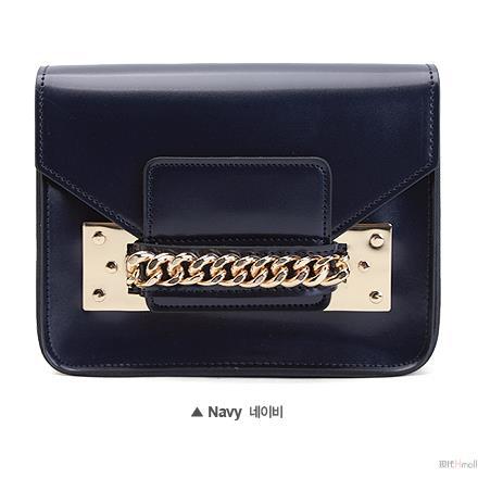 McLaNEE 时尚女包斜挎包单肩包(藏青色)