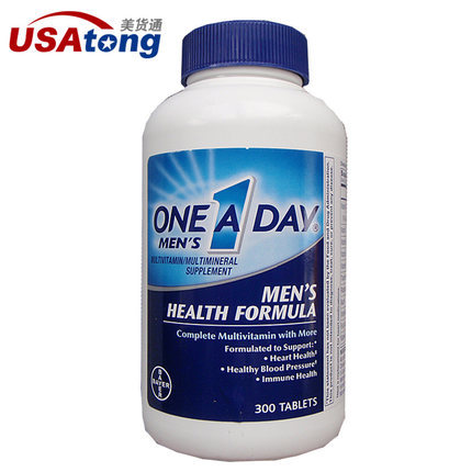 Bayer One A Day 男性复合维生素 矿物质 300粒 Bayer One A Day 男性复合维生素 矿物质 300粒