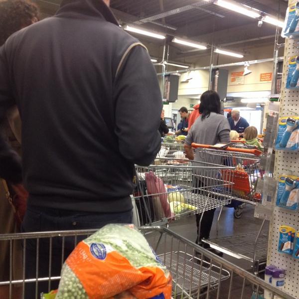 Photo taken at Colruyt by Julie D. on 3/29/2014