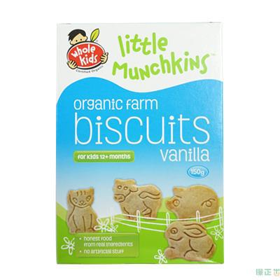 Whole Kids孩可滋小淘气鬼饼干香草味