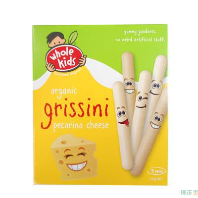 Whole Kids孩可滋佩科里诺干酪味面包棒22g*5