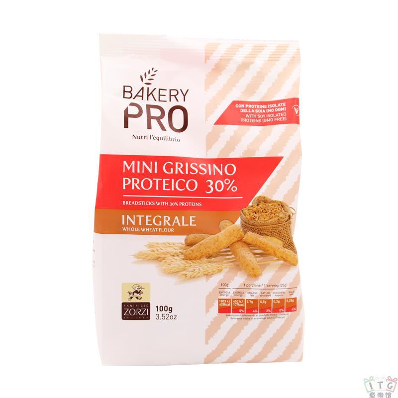 PANIFICIO ZORZI 低卡高蛋白全麦意式面包棒100g袋装
