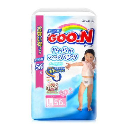 大王拉拉裤L56女 日本原装进口