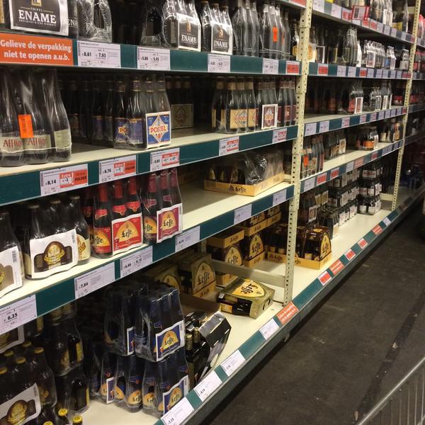 Photo taken at Colruyt by Stef V. on 1/23/2015