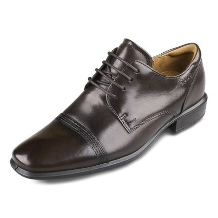 新款Ecco美国男鞋 爱步时尚商务英伦细带简约皮鞋631654