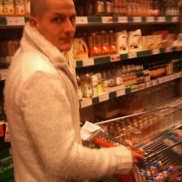 Photo taken at Colruyt by Anthony E. on 12/8/2011