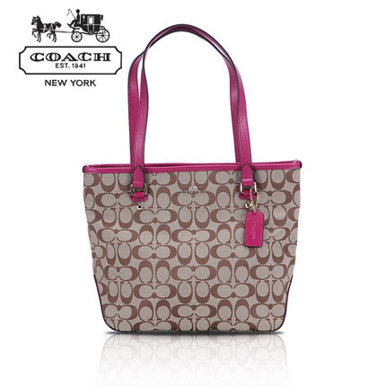 COACH/蔻驰新款经典大C 帆布单肩手提女包 36375 COACH/蔻驰新款经典大C 帆布单肩手提女包 36375