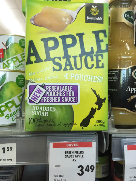 Fresh Fields 苹果酱