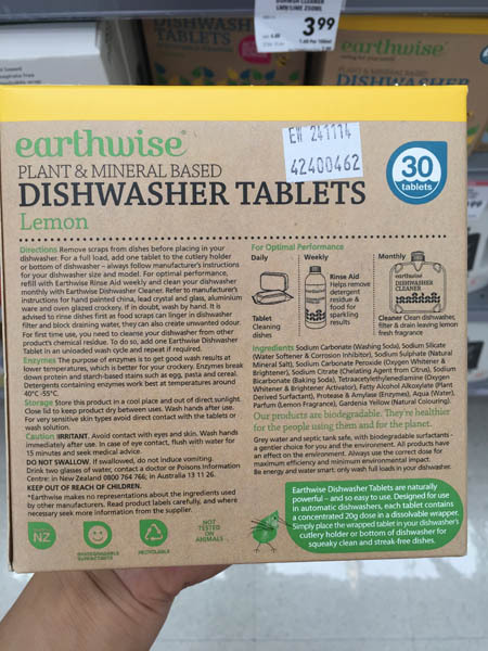 Earthwise 洗碗机用洗涤块