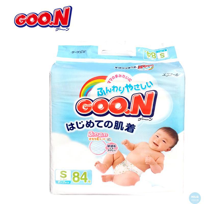 Goo.n大王纸尿裤S84片*2包 婴儿尿不湿日本原装进口正品 宝宝透气轻薄