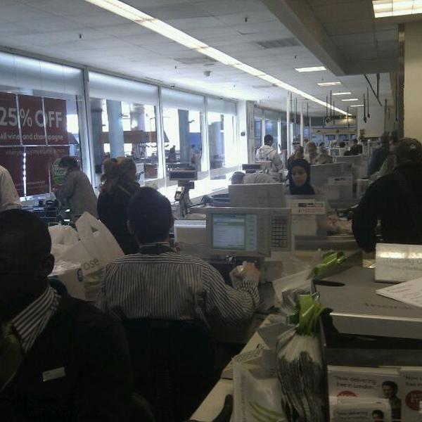 Photo taken at Waitrose by Pip on 10/15/2011-英国伦敦巴比肯樱桃树步行中心 Photo taken at Waitrose by Pip on 10/15/2011