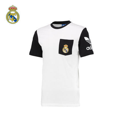 【男子】皇马AdidasOriginals 口袋短袖T恤 阿迪达斯