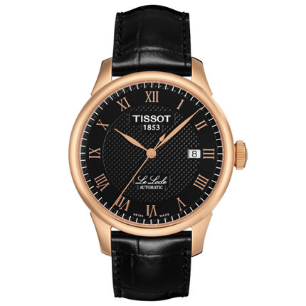 瑞士手表 天梭男表 天梭力洛克 手表男 机械表 皮带 T41.5.423.53