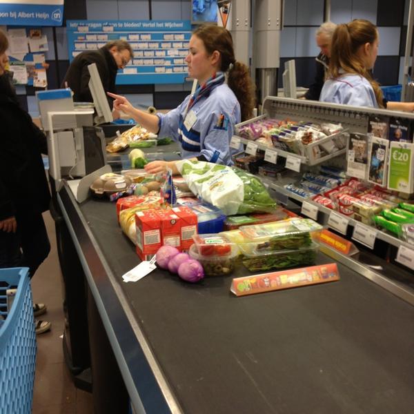 Photo taken at Albert Heijn by Joris G. on 2/9/2013