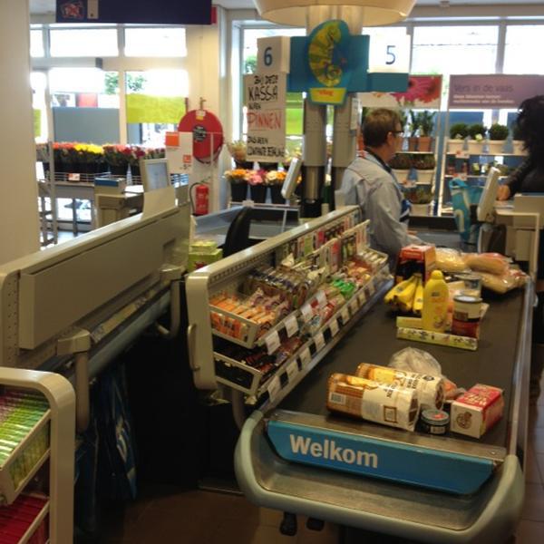 Photo taken at Albert Heijn by Wesley v. on 10/19/2012