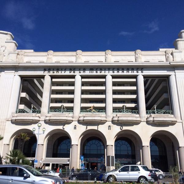 Photo taken at Casino Partouche Palais de la Mediterranée by Talita O. on 3/1/2014