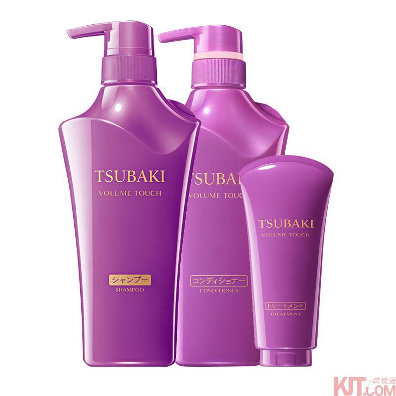日本资生堂TSUBAKI 资生堂洗发水加护发素加100克发膜套装紫色 资生堂洗护套装 日本资生堂TSUBAKI 资生堂洗发水加护发素加100克发膜套装紫色 资生堂洗护套装