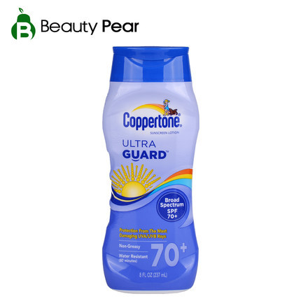 美国Coppertone水宝宝SPF70 无油防晒霜乳237ml 全身防晒