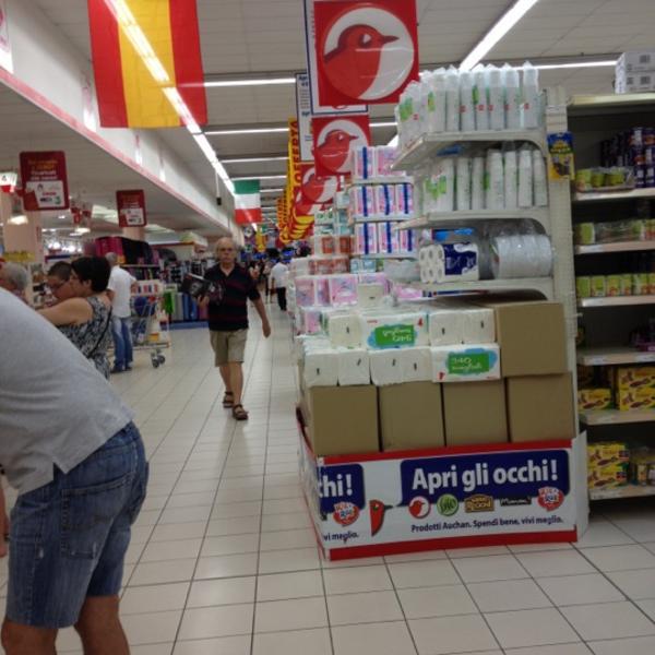 Photo taken at Auchan by Roberto B. on 6/30/2012