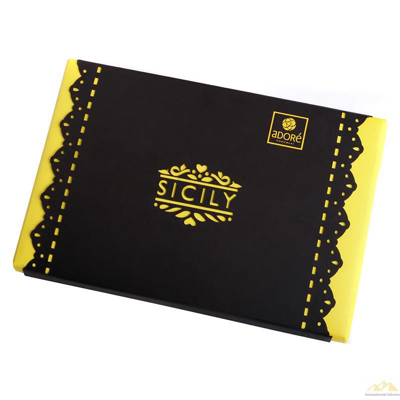 包邮Adore手工巧克力浓情西西里甜橘皮混合果仁味牛奶巧克力80g 情人节年货礼物