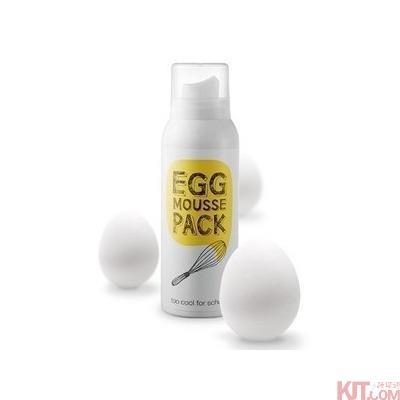 韩国 TOO COOL FOR SCHOOL 鸡蛋EGG 面膜 嫩滑保湿 摩丝慕斯 泡沫美白 100ML