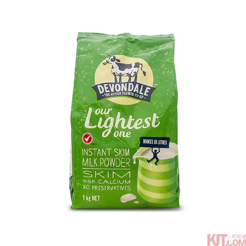 澳大利亚进口高钙脱脂奶粉-德运Devondale 高钙脱脂奶粉 中老年学生成人 脱脂奶粉1kg 999005 澳大利亚进口高钙脱脂奶粉-德运Devondale 高钙脱脂奶粉 中老年学生成人 脱脂奶粉1kg 999005
