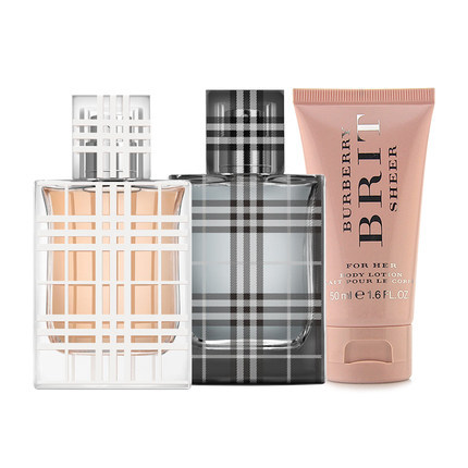 BURBERRY/博柏利 Brit Edt巴宝莉英伦风格男士女士淡香水组合30ml