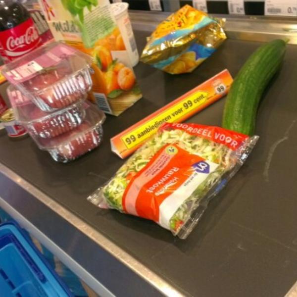 Photo taken at Albert Heijn by Mark v. on 7/12/2012