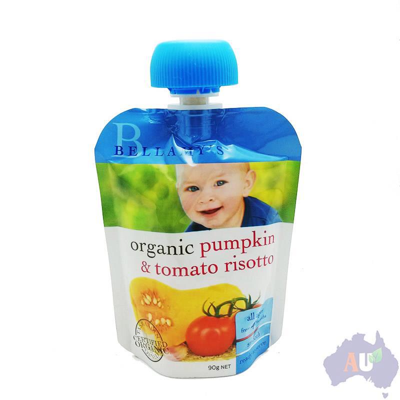 Bellamy 贝拉米 有机婴幼儿南瓜番茄意大利风味果泥 90g 4个月以上 Bellamy 贝拉米 有机婴幼儿南瓜番茄意大利风味果泥 90g 4个月以上