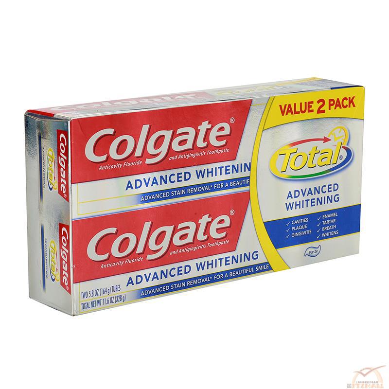 Colgate 美白牙膏 164g*2支